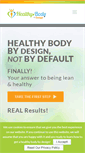 Mobile Screenshot of healthybodybydesign.com