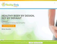 Tablet Screenshot of healthybodybydesign.com